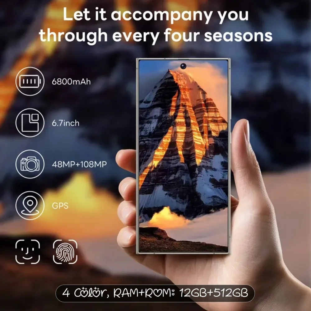 Unlocked Android Smartphone- Black